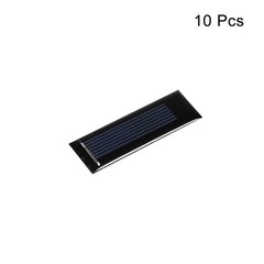 10Pack Mini Solar Panel Cell 0.5V 160mA 0.08W 53mm x 18mm for DIY Project