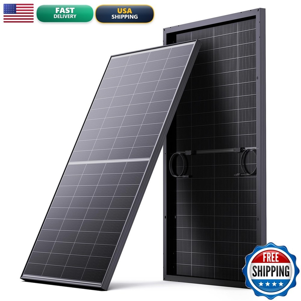 Callsun DB200W 200W Bifacial Solar Panel 16BB N-Type for 12V RV Van Marine