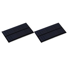 Mini Solar Cell Panel 6V 140mA 0.84W 110mm x 60mm 2pcs