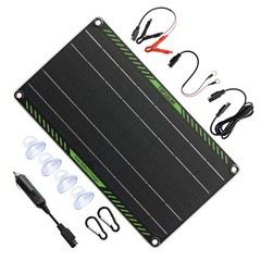 10 Watt 12 Volt Solar Trickle Charger 10W 12V Solar Panel Car Battery Charger…