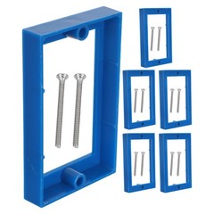 6 Pcs Outlet Box Extender Plastic Electrical Extension Accessory for Switches