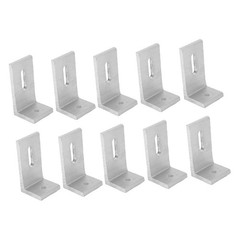 10Pcs Solar Panel Mounting Brackets Replacement L Foot Solar Mount Enduring