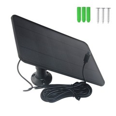 6W 5V Solar Panel for Video Doorbells and Outdoor Security Cameras Up to 5V