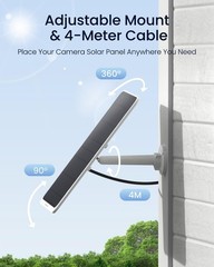 REOLINK 12W Solar Panel, for All Wireless Battery Camera Outdoor
