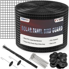 8inch x 100ft Solar Panel Bird Guard, Critter Guard for Solar Panels with 100…