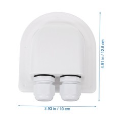 Dual Cable Entry Box Abs Wire Gland Pass Through
