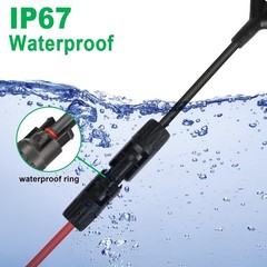 Solar Connectors Y Branch Parallel Adapter 30A Cable 1 to 3 Male Female Conne…