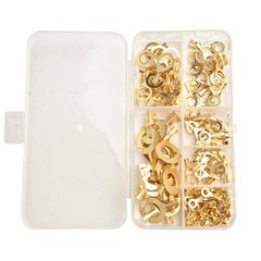Comprehensive Ring Cable Lug Kit 150PCS Ring Type Crimp Terminal Assortment