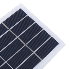 2W 5V Polysilicon Solar Power Battery Panel with DC Interface Charging