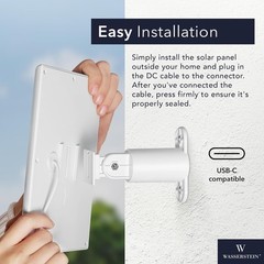 Panel solar compatible con la batería de Ring Spotlight Cam/Plus/Pro, Stick Up