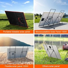 Lightweight Solar Panel Stand: Convenient Adjustable Tilt for Outdoor Adventures