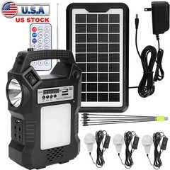 Emergency Power Station Battery Power Supply Solar Generator Portable Back Up