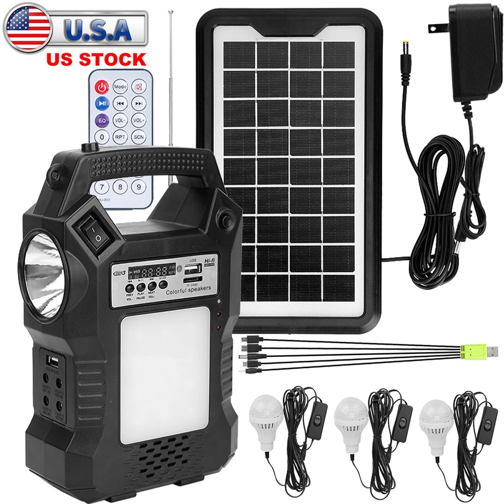 Portable Power Station Battery Power Supply Solar Generator Emergency Back Up