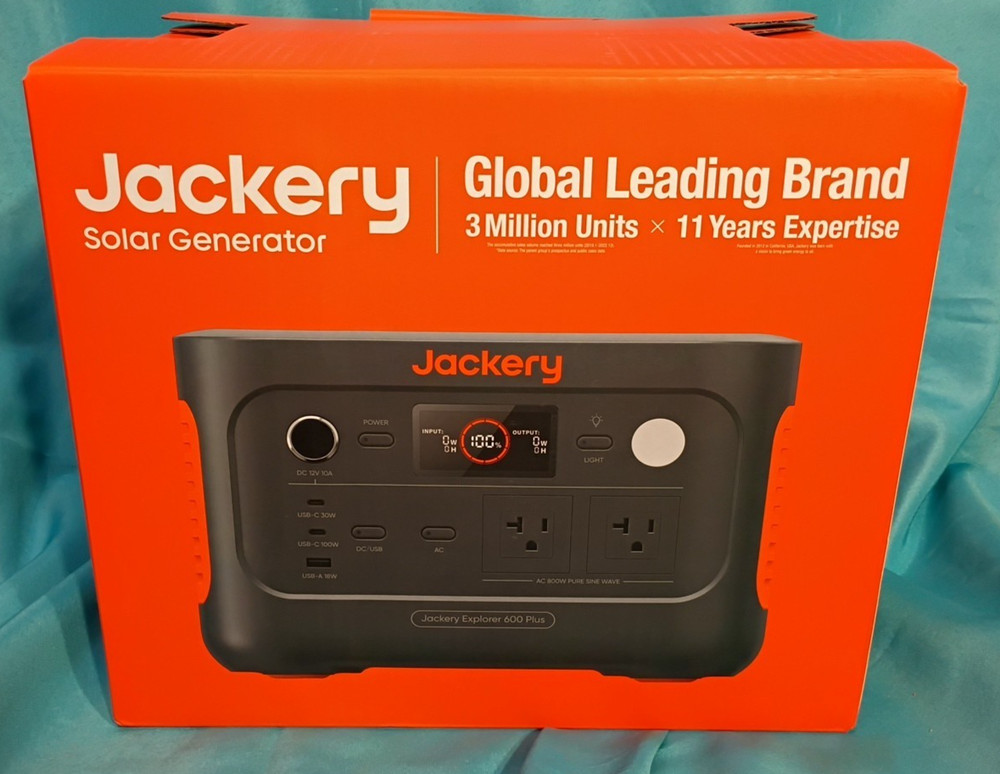 Jackery Power Station Explorer 600 Plus Portable Solar Power Station ️‍