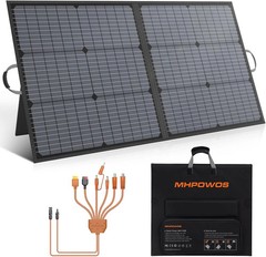 Solar Charger 110W Portable Solar Panel, IP67 Waterproof Foldable Solar Panel ki