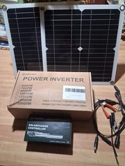 Complete 7000W Off-Grid Solar Kits 7000W Inverter 2pc 300W Solar Panel 110V/220V