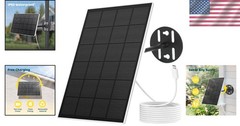 Sustainable Solar Panel for Bird Feeder Camera – 3W & Waterproof Design
