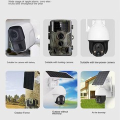 10W 6V Type-C Solar Panel Camera Outdoor Charger Security Camera Home
