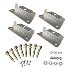 Renogy 4 Sets of Solar Panel Mounting Z Brackets Lightweight Aluminum Corrosi…