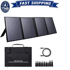 40W Portable Solar Panel Foldable Charger for Camping RV Solar Power Station