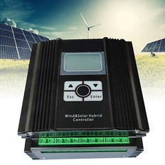 2000w Wind Solar Hybrid MPPT Charge Controller Auto Regulator 12v 24v 48v US