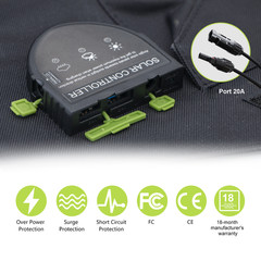 ALLPOWERS 4000W 3456Wh LiFePO4 Portable Power Station with 2X 140W Solar Panels