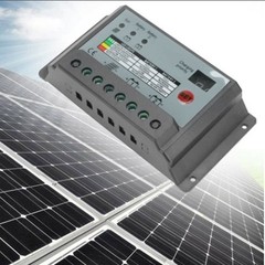 Dual Battery Solar Charge Controller 12V 24V Solar Controller Plastic Material