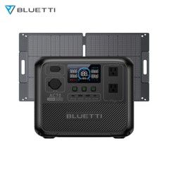 BLUETTI Solar Generator AC70 768Wh 1000W Portable Power Station+100W Solar Panel