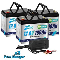 36V 100Ah LiFePO4 Lithium Battery Deep Cycle 3-Group 12V 100Ah For Golf Cart RV