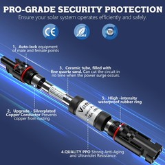 Vansdon 10A Solar Fuse 1PCS,Solar Fuse Holder Inline for Solar Panel and Sola…