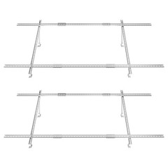 2 Sets Multi-Pieces Solar Panel Mounting Brackets 30°-60° Adjustable