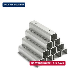 Solar Panel Mounting Brackets Mid and End Clamps and Rails Kit | for Roofing Sol