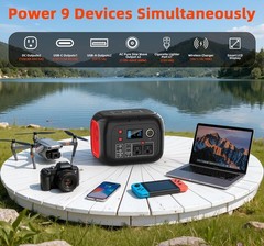 Portable Solar Generator 300W Backup Power Station