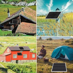 400W 200W 100W Watt Mono Solar Panel 12V Battery Charger Home Boat RV Off Grid