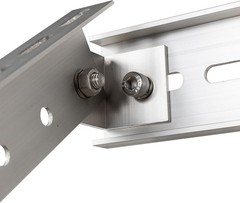 Solar Panel Mounting Bracket Pole Mounts Kit Up to 30W (Pole not Included)