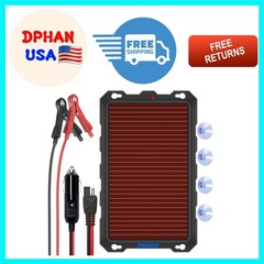 Advanced Intelligent 3.3W Solar Battery Charger – Waterproof & Durable Design