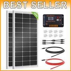 High Efficiency 200W Monocrystalline Solar Panel Kit