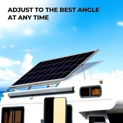 Lightweight 28in Adjustable Solar Panel Mount Bracket Set for Versatile Uses