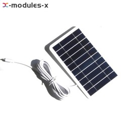 Solar Panel Output USB Outdoor Portable Solar System 5V 2W Mobile Phone Charger