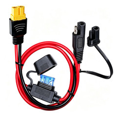 10AWG SAE to XT60 Connector Extension Cable,With 15A Protection Fuse