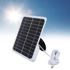 20W Wall Solar Panel Charger For Security Camera Easy To Use