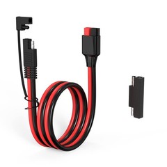 ELFCULB 12AWG Anderson Connector to SAE Extension Cable with SAE Polarity Rev…