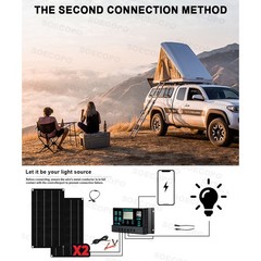 7000W Solar Power Kit | Inverter, 2 Solar Panels, 100A Controller with Display