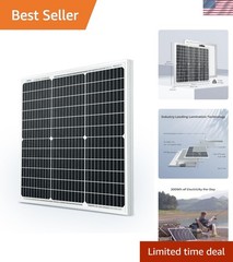 Compact 50W Solar Panel with Protection – Long-Lasting Outdoor Performance