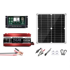 Grennova 1500W Real Power Solar Kit 30W 60A MPPT Pure Sine Off-Grid Home Camping