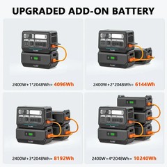 ALLWEI B200 PRO 2048Wh Expansion Battery for PPS2400 Power Station Off-Grid