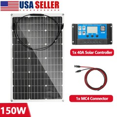 900W High Conversion Rate Solar Panel 12V Charger for RV Camping Boat Off-Grid