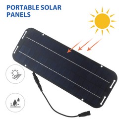 30W Watt 12V Mono Solar Panel Trickle Charger Kit Maintainer Car Boat Waterproof