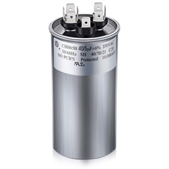 40/5 MFD uF 370/440V CBB65 Dual Run Round Capacitor for AC Motor, HVAC Capaci…