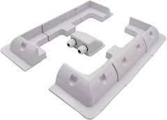 Solar Panel Mounting Brackets ABS Corner Bracket Kit 7PCS, Drill-Free Widely Use